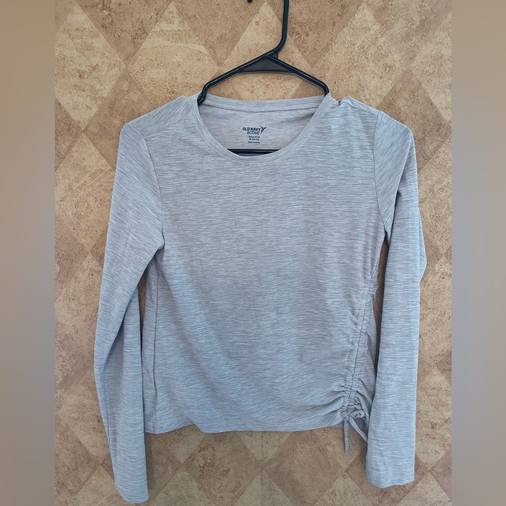 Girls Old Navy Grey Active Long Sleeve XL